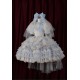 Henrietta Moonlight Crystal Top and Skirt Set(Reservation/3 Colours/Short&Long Versions/Full Payment Without Shipping)